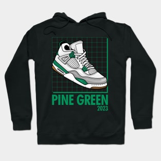 AJ 4 Retro Pine Green Sneaker Hoodie